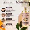 AROMATICO Jasmine Orange Massage Oil. Soothing Aromatherapy Body Oil with Sweet Citrus & Floral Notes. Relaxing, Spa-Quality Formula for Stress Relief & Skin Hydration - 300ml view 4
