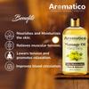 AROMATICO Ylang Ylang Aromatherapy Massage Oil for Relaxing Massage - 300ml. Full Body Stress Relief, Spa Body Oil for Smooth Soft Skin view 3