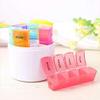 Artnery Pill Organizer, Pill Case 7 Day 4 Modes (Morning, Noon, Evening, Bed) Style Pill Medicine Kit Tablet Pillbox Dispenser Organizer Case view 1