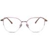 LensKandy Semi Frame Cateye Computer Glasses for Eye Protection | Pink view 2