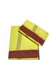 Bs Tex 9+5 panchakacham madi set (yellow) view 1