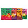 Dobra Tapioca Crisps - Saucy Mix Combo | Cassava Chips | Assorted Flavours - Tangy Tomato x2, Smoky Barbecue x1, Garlic Pickle x1, Desi Wasabi x1 | 60g x Pack of 5 | view 1