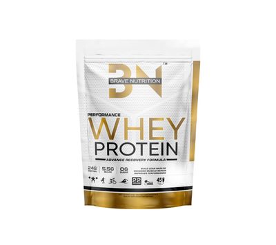 Brave Nutrition Performance Whey Protein Isolate Blend - 24g Protein, 5.5g BCAA | Lean Protein Powder for Muscle Gain, Strength, Muscle Recovery | Sports Nutrition | Muscle Builder Whey Concentrate Protein Powder | Easy Digestion [1Kg, Vanilla]