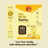bwise365 Daily Milk Mix Sattu - No Refined Sugar, Sattu, Almond-Rich, with Banana, Natural, No Preservatives or Artificial Inputs | 200g view 3