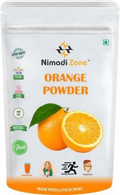 Nimadi Zone Orange Fruits Powder | All Natural & Spray-Dried - 100 GM By Nimadi Zone