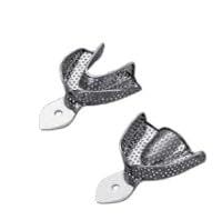 Dental Tool Rim Lock Impression Tray Dentulous Perforated Large (Pack Of 1 Pair)
