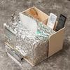 Cannagenix Glacier Water Texture Tissue Box Wall Mounted Toilet Drawer Roll Paper Box Toilet no Punch Paper Towel Holder (Tissue Paper Holder Pen with Stand) view 2