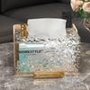 Cannagenix Glacier Water Texture Tissue Box Wall Mounted Toilet Drawer Roll Paper Box Toilet no Punch Paper Towel Holder (Tissue Paper Holder Pen with Stand) view 4