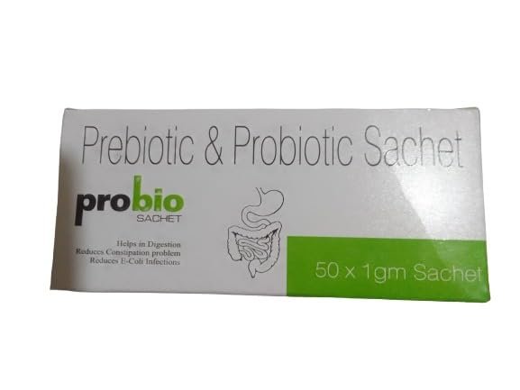 Prebiotic and Probiotic Sachet help in digestion 50pcs. x 1gm sachet