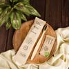 Clayherbs (Pack-50) Sustainable Eco-Friendly Organic Bamboo Toothbrush and Toothpaste Sachet, Natural Flavor, Oral Care Biodegradable & Non-Toxic Hotel Dental Kit For Rooms view 1