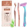 Senzicare Reusable FaceRazor & Reusable EyebrowRazor With Disposible BodyRazor Combo Pack | Instant & Painless Hair Removal (Pack of 3) view 1