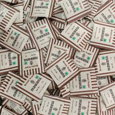 SFU E Com Mawana Brown Sugar Sachets 5Gm,(100 Sachets)