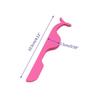 BANIRA Stainless Steel False Eyelashes Extension Applicator Tool Fish Tail Clip Auxiliary Clip Tweezers Nipper Tool (1, Pink) view 3