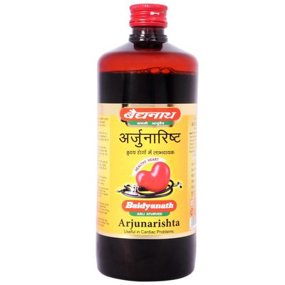 Ayurvedant Baidyanath Arjunarishta 450ml (Pack of 2) - Herbal Tonic for Healthy Heart, Digestion, and Cardiac Function Support