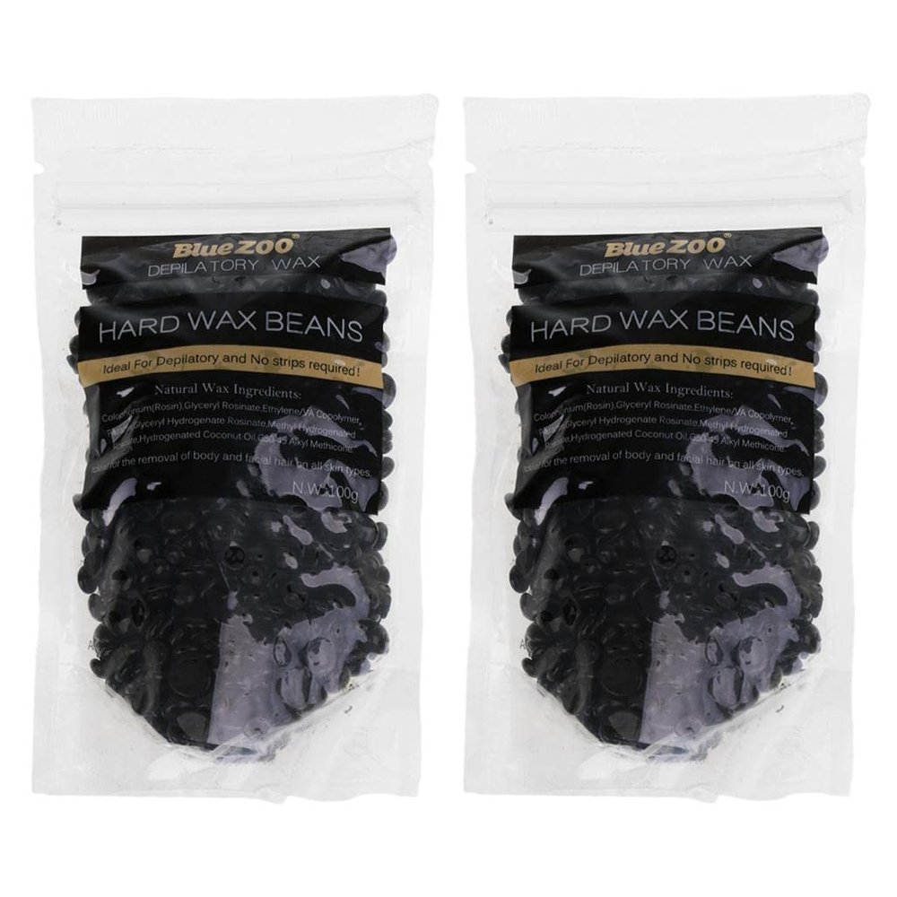BNF 2X 100g Hot Wax Beans Hair Removal Bikini Depilatory No Strip Pellet Black |Health & Beauty | Shaving & Hair Removal | Waxing Supplies