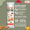 Exofit Muesli Bar l Fruit 'N' Magic bar 210g box, Pack of 6 bars (35g x 6) l High Energy & Nutrition Bars | 6g Protein & 6g Fiber bars view 4