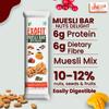 Exofit Muesli Bar l Nuts Delight bar 210g box, Pack of 6 bars (35g x 6) l High Energy & Nutrition Bars | 6g Protein & 6g Fiber bars view 4