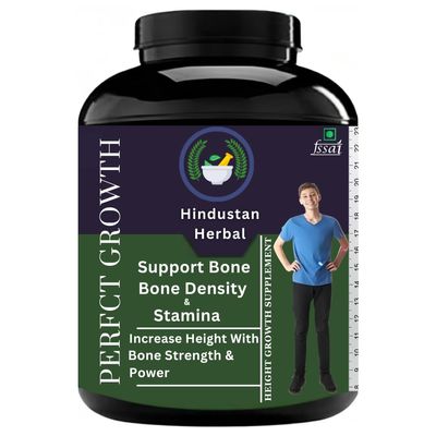 Perfect Growth | Increase Body Bones | Height Increase | Capsule | Pack of 1 | Helps In Increase Height |
