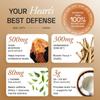 Ace Blend Chaga Shroom Coffee (30 Serves)| 500mg Chaga Mushroom Extract | KSM 66 Ashwagandha | L-theanine | MCT Powder | Heart Health | Regulates Cholestrol | Decaf Instant Coffee | Medium Roast Blend view 3
