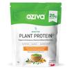 OZiva Bioactive Plant Protein (Strawberry), 1kg | 25g Protein,5.5 BCAA| Pea Isolate| Plant based Protein Powder for Women & Men | Essential Amino Acids| Vegan Protein supplement, Clean, Sugar free view 1