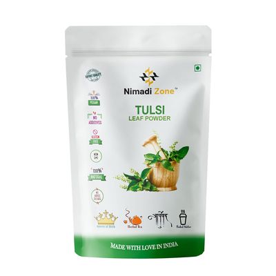 Nimadi Zone Tulsi Leaf Powder/Holy Basil Leaf Powder - 500 GM X 2 = 1 KG by Nimadi Zone