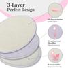 AEREX Reusable & Washable Nursing Breast Pads | Nursing Breast Pad for Feeding Mothers | Nipple Pads for Women | Leak Proof Nursing Pads for Breastfeeding Moms | Maternity Feeding Pads (Pack of 18) view 4