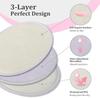 AEREX Reusable & Washable Nursing Breast Pads | Nursing Breast Pad for Feeding Mothers | Nipple Pads for Women | Leak Proof Nursing Pads for Breastfeeding Moms | Maternity Feeding Pads (Pack of 8) view 4