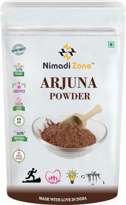 Nimadi Zone Arjuna Powder | Bark | Terminalia chaal Powder for Cholesterol control - 100 GM Nimadi Zone