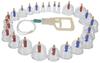 24 Pcs Acupuncture Massage Cans Cups Vacuum Cupping Kit Pull Out Vacuum Apparatus Therapy Relax Massager Body Suction Pumps (Kangji Cupping Set 24), Silver view 4