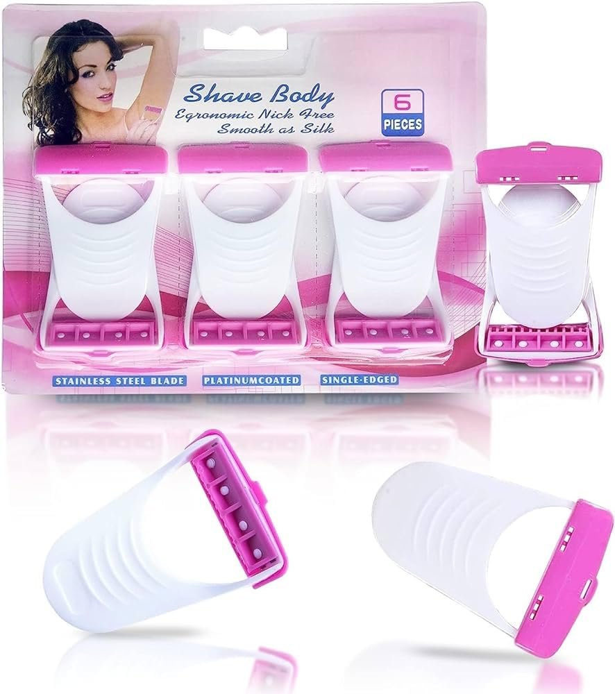 Body Skin Hiar RemovalL Razor For Women Pack Of 6