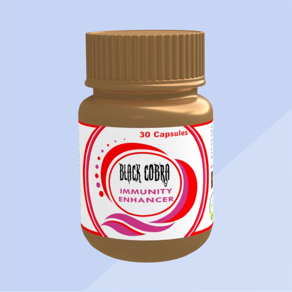 Ever young Black Cobra, ayurvedic Solutions for urinary Tract Infection, with swarn Bhasma 30 Capsules