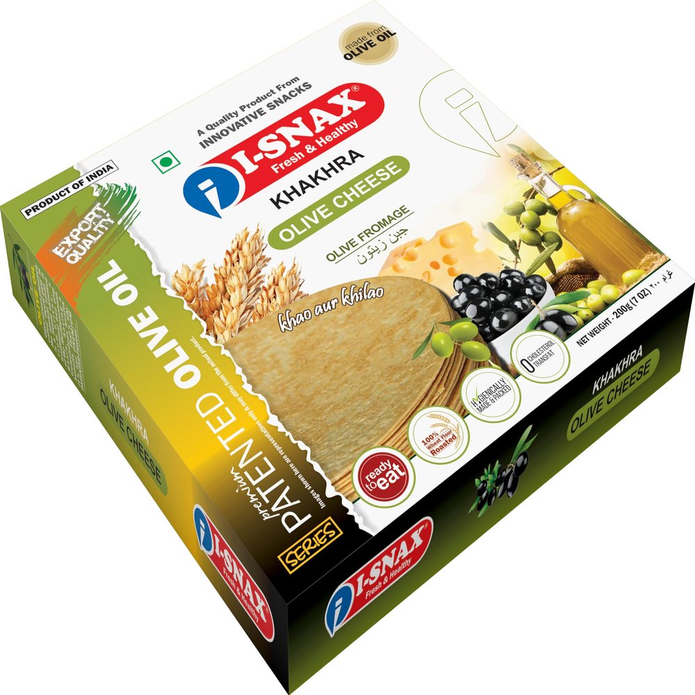 I-SNAX Olive Cheese KHAKHRA