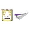 CUVLY Wax Kit Waxing Kit White Chocolate Wax(550 gm) Wax Strips 30 pc, Wax Spatula (Knife) For Legs, Arms,Underarms, Bikini Easy Hair Removal | At Home Wax for Women (Pack of 3) (White cholate wax) view 1