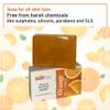Softshop Orange Premium Handmade Soap  Refreshing Bath Bar (85g, Pack of 1) view 3