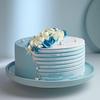 FlowerAura Delicious Fresh Delightful Tasty Vanilla Cake For Gifting As Birthday Cake, Anniversary Cake, Valentine's Day Cake, Mother's Day Cake & Father's Day Cake (Same Day Delivery) (0.5Kg) view 2