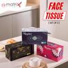 PAPYRUS Facial tissue | 2Ply X 180 Pulls-360 sheets per Pack, 3 Packs (1080 Sheets Total) | Soft & Absorbent tissues for Home, office and Car Use view 2