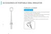 Water Flosser Nozzles, Set of 4, Fits Dentiden C 120 and Dentden C 120 Plus Models view 4