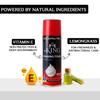 Vetoni Ice King Red Organic Shaving Foam for Men with Lemongrass Oil Prevents Cuts & Burns, Smooth Shave, Natural Ingredients & Perfect for Sensitive Skin, 400ml (100+ Shaves) view 2