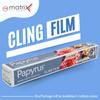 Papyrus Food Wrapping Cling Film | Ideal for Food Storage, Food Packing | Biodegradable and Eco-Friendly | Multipurpose Food Wrapper | Material-Organic Cellulose (Pack of 1, 30m) view 3