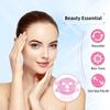 Hidak Cold Face Mask with Gel Beads Reduce Face Puff Dark Circles Reusable Cool Gel Cooling Eye Pads Suitable for Women Facial SPA Ice Face Mask for Sleeping Headaches (Pink Face Mask) view 4