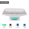 Dr. Care Newborn Digital Baby Weighing Scale with Tray - Accurate and Reliable, Upto 30Kg Capacity - TS-500 (White) view 3
