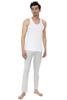 Amul Comfy Men's Cotton White Sleeveless Vest - Pack of 6 (#White-RN-95 CM) view 4