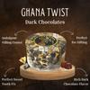 HUGS Ghana Twist Dark Chocolates Jar-Center Filled Dark Chocolates|Chocolate Gift Hamper (36 Pcs In Jar),360 Grams view 3