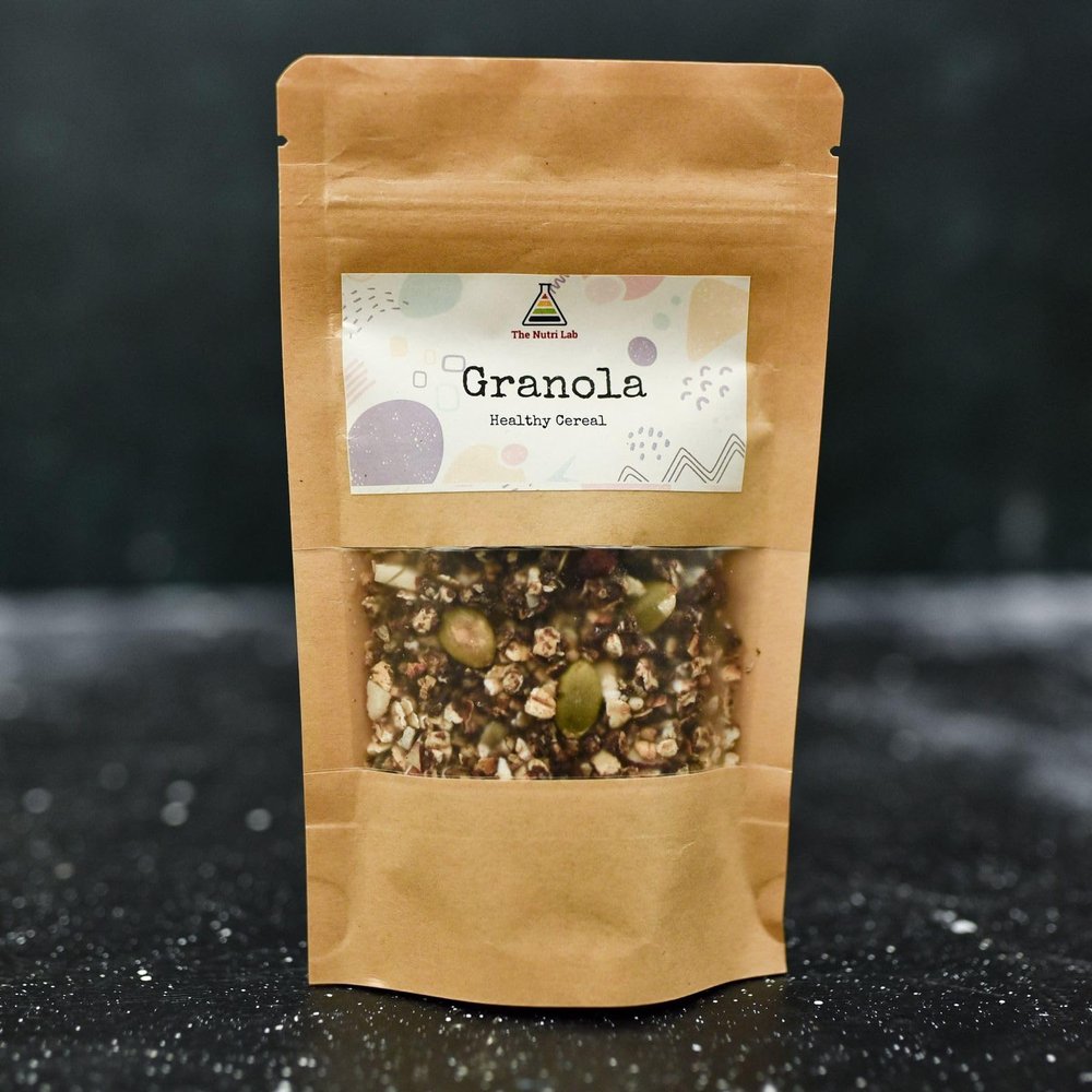 Nutri Lab | Granola Cereal | Gluten free | Vegan | Breakfast cereal with High Antioxidants | 150g