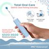 HealthSense Clean-Care Et 711 Rechargeable Rotary Electric Toothbrush For Adults With Extra Brush Head & Dust Cover|Ipx7 Waterproof & 3 Dynamic Cleaning Modes|One Year Warranty,Blue (White and Blue) view 4