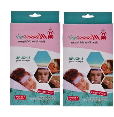 Mummamia Baby & Kids Safe Cooling Gel Patch for Fever (PACK OF 16)