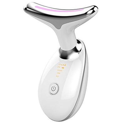 Abgrow Wrinkle Remover Machine for Face | Firming Wrinkle Device for Neck Face | Electric Facial Neck Eye Massage Kit with 3 Color for Skin Beauty Firm Tightening | Face Vibration Massager Device(A1)