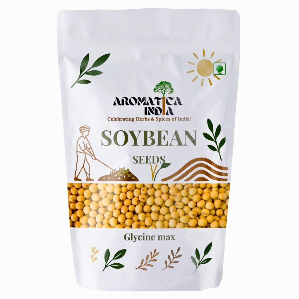 Aromatica India Organic Soybean Seeds Glycine Max Soya Bean Raw Non-GMO for Tofu Cooking Planting 20kg