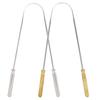 Midazzle Stainless Steel Premium tongue cleaner | Reduces Bad Breath | Comfortable & Flexible Handle Easy to Use pack of 2 view 1