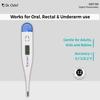 Dr. Odin ODT101 Digital Thermometer for Adults & Kids | 60-Second Fast Reading | Oral, Rectal & Underarm Use | High Accuracy, Fever Alarm, Auto Shut-Off (Pack of 1) view 4
